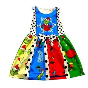 "How The‎ Grinch Stole Christmas" Sleeveless Dress Girl's Size 5